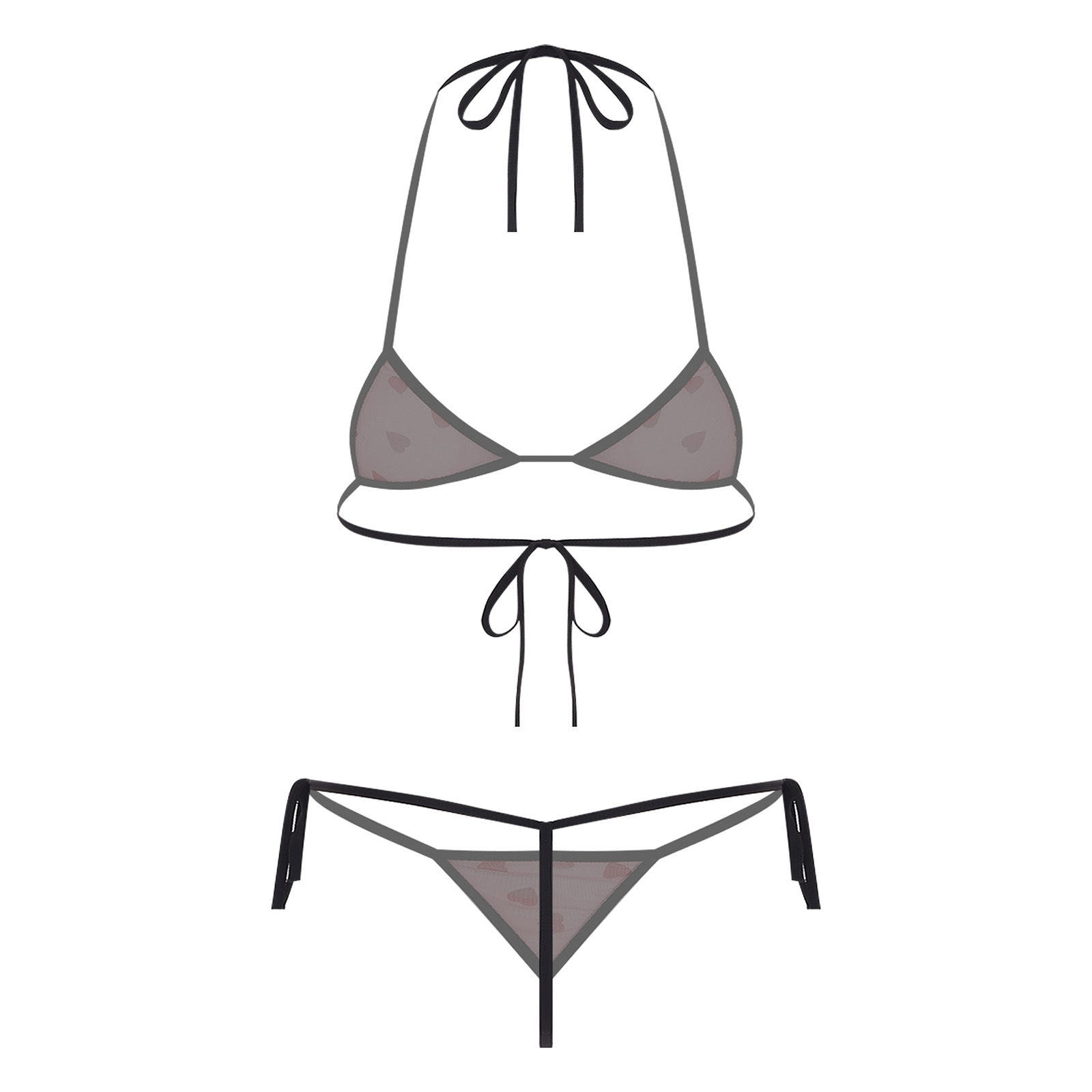 Womens Micro Mini Bikini Linge - Sheer Bra Lace 리뷰 및 가격
