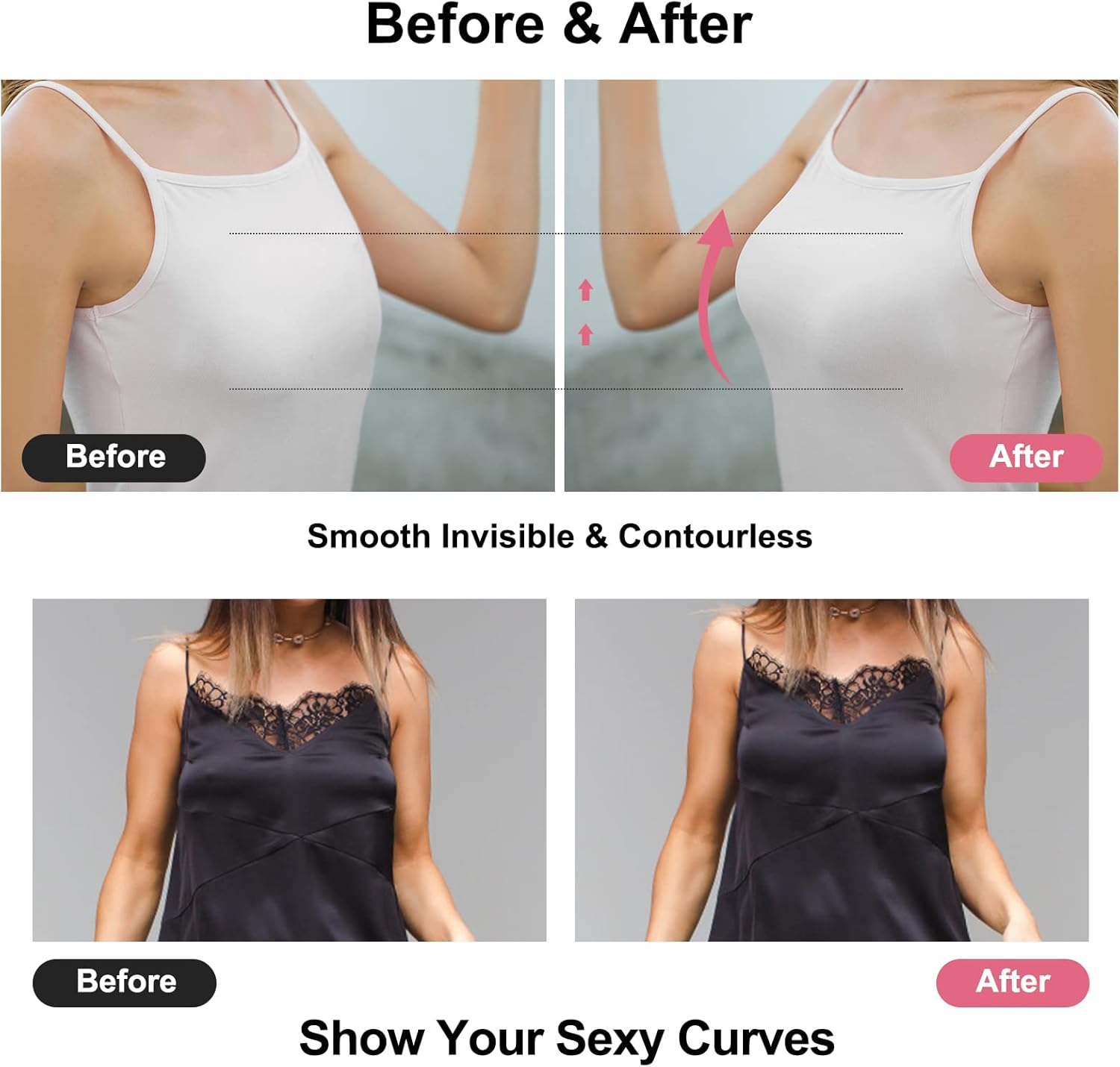 Sticky Bra Push Up Adhesive Br - Push Up Bra Silicone 리뷰 및 가격