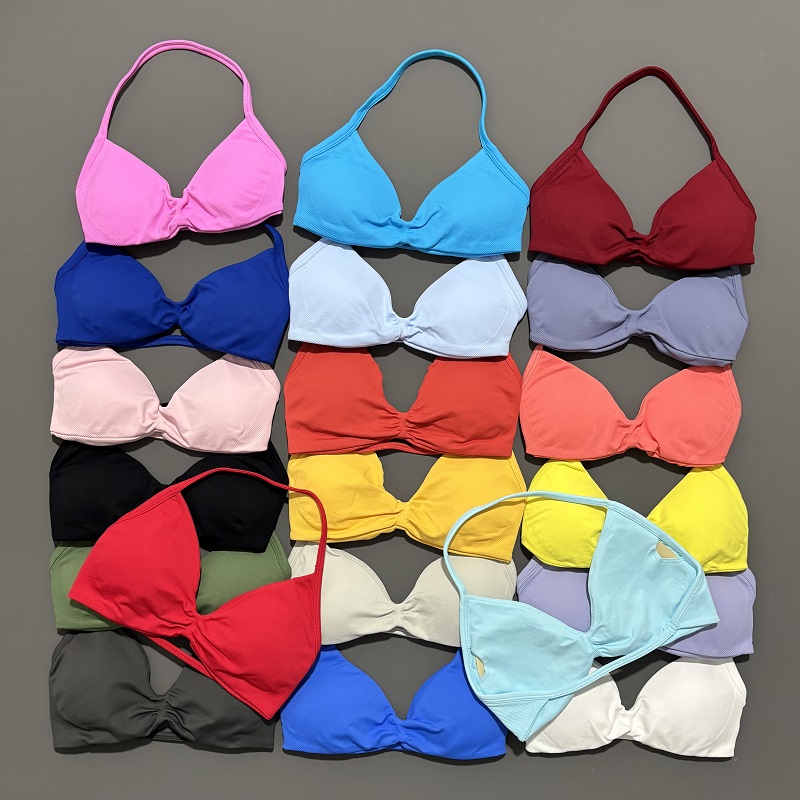 Sports Strappy Bra Yoga Underw - Sports Bra Racerback 리뷰 및 가격
