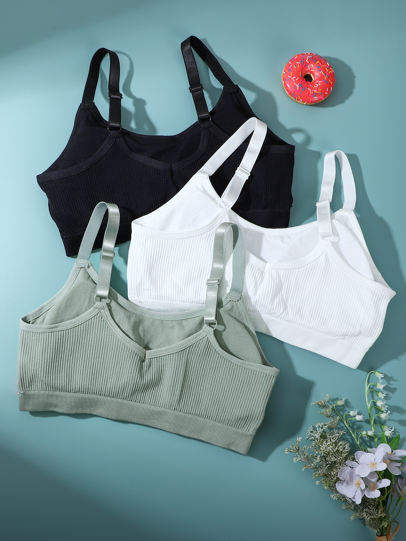 3-Pack - Women's Sports Bra -  - Underwire Bra Padded 리뷰 및 가격