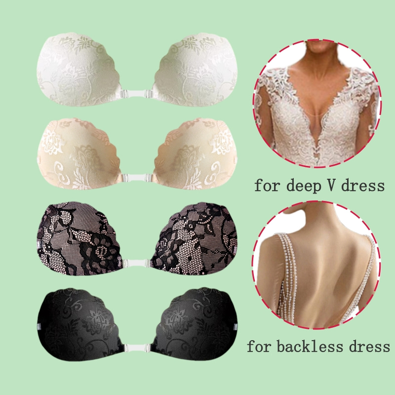 Lace Invisible Bra Backless St - Backless Bra Sticky 리뷰 및 가격