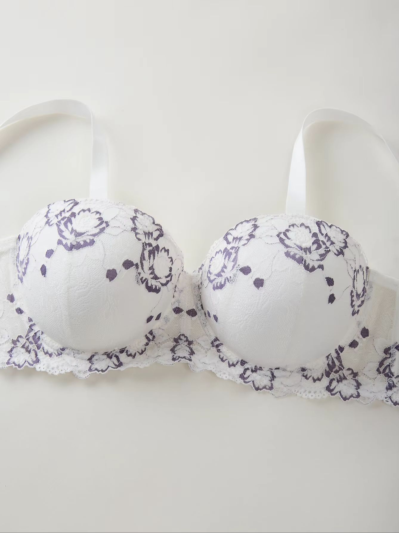 Plus Size Lace & Embroidery Wo - Underwire Bra Padded 리뷰 및 가격