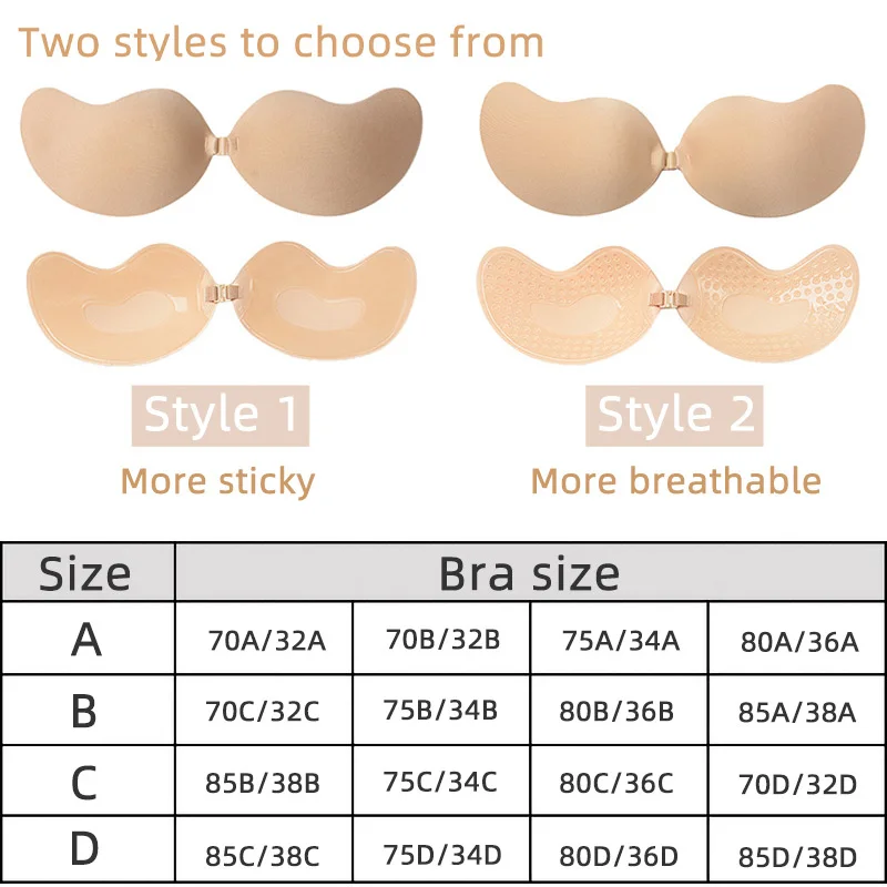 Sexy Women's bra Invisible Pus - Backless Bra Sticky 리뷰 및 가격