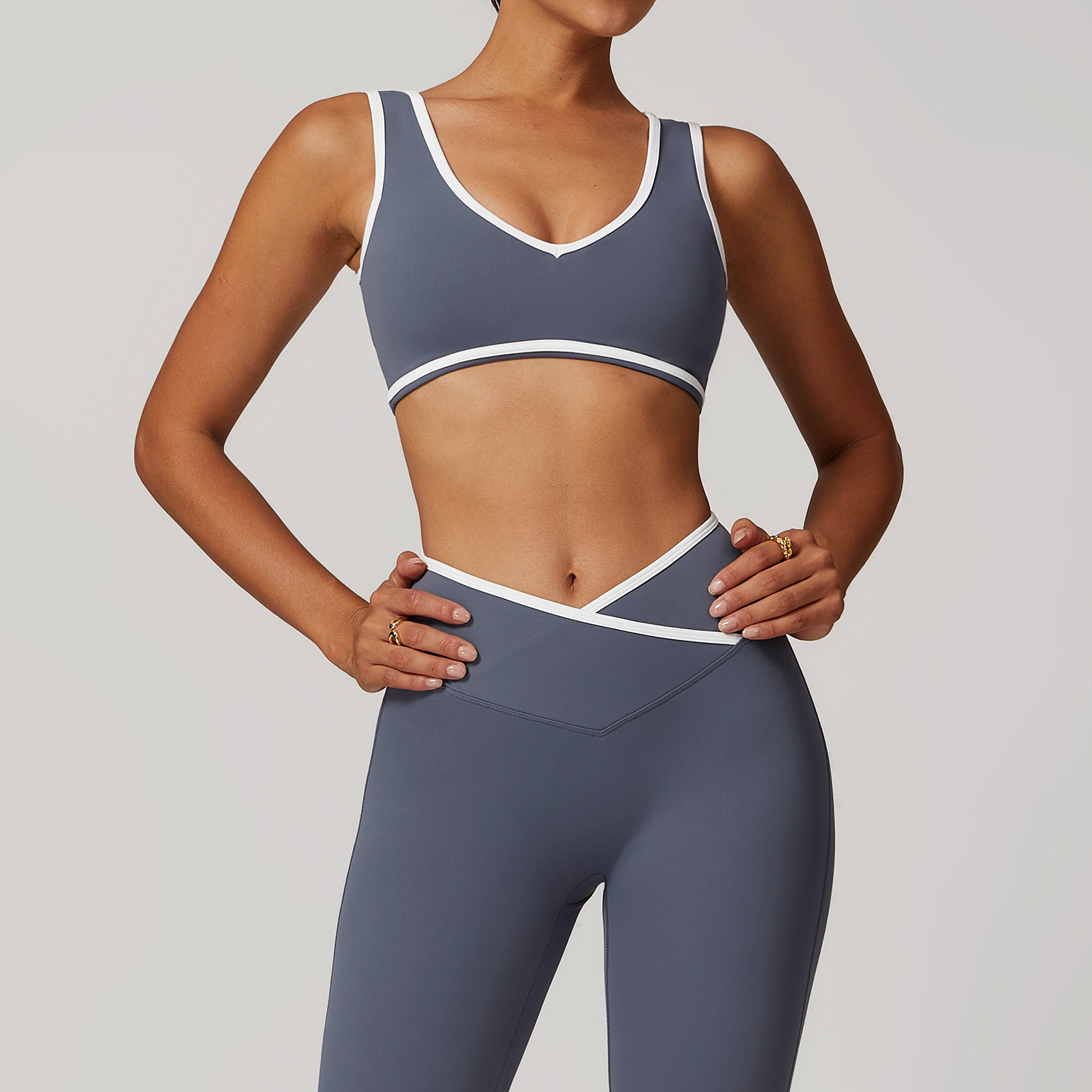 V-Neck Sports Bra Women Top Pu - Plunge Bra Push Up 리뷰 및 가격