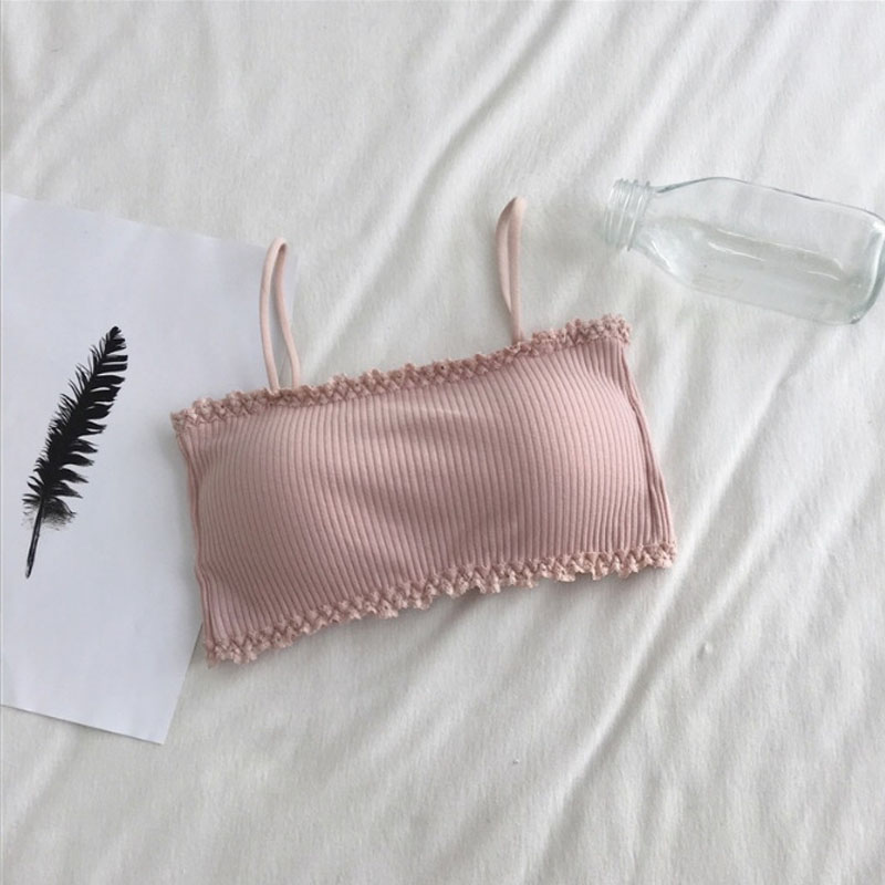 Women's Cotton Bra Female Tube - T Shirt Bra Seamless 리뷰 및 가격