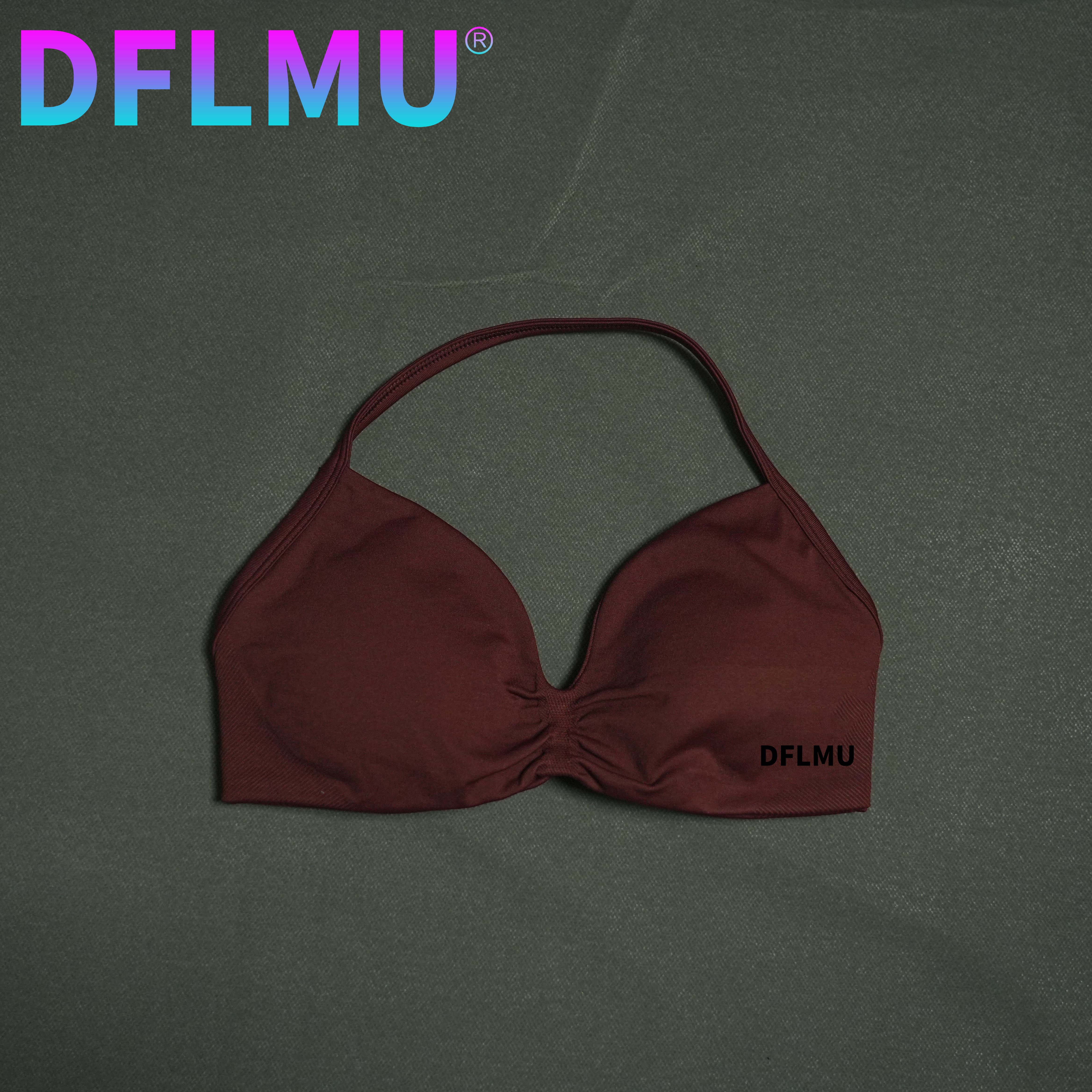 DFLMU Women Halter Sports Bra  - Sports Bra Racerback 리뷰 및 가격