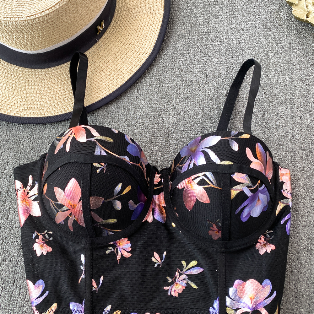 Women Sexy Floral printed Cors - Cotton Bra Everyday 리뷰 및 가격