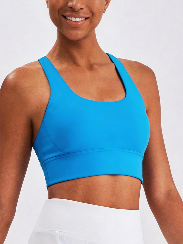 New Women's Solid Color High I - Sports Bra Racerback 리뷰 및 가격