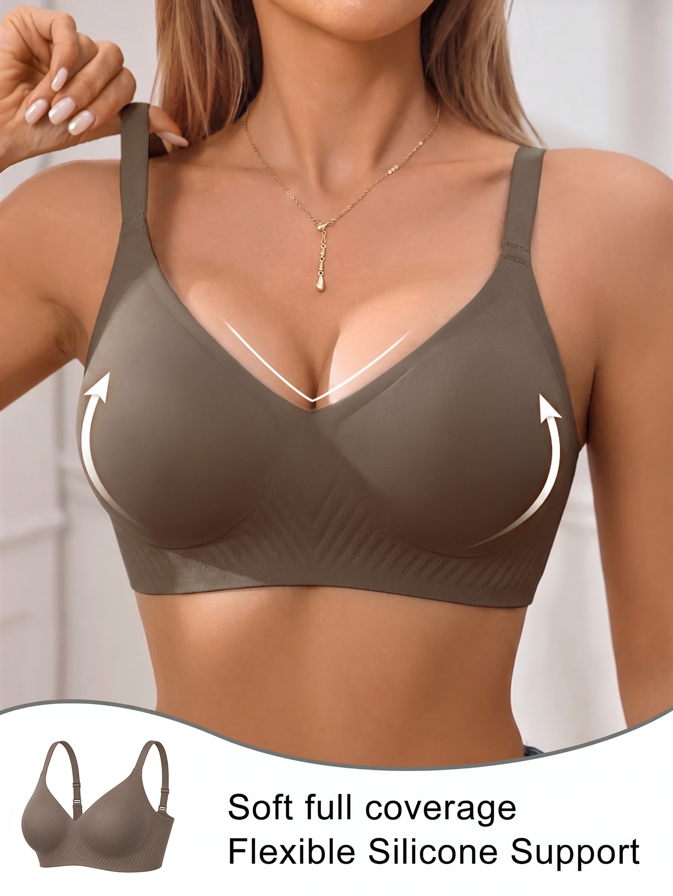 Full Coverage Push Up Jelly Su - Wirefree Bra Comfort 리뷰 및 가격