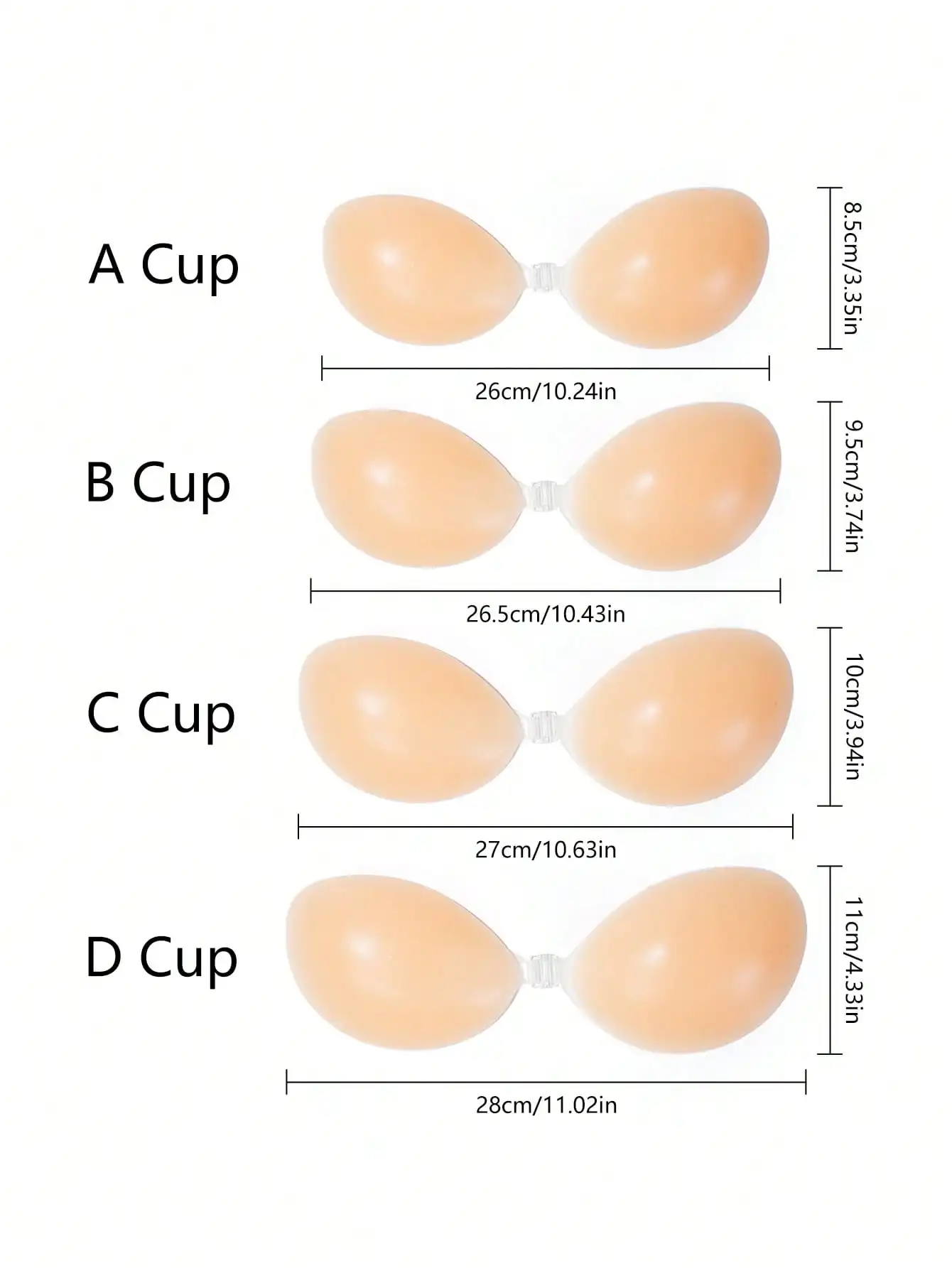 1pc Women's Silicone Sticky Br - Backless Bra Sticky 리뷰 및 가격