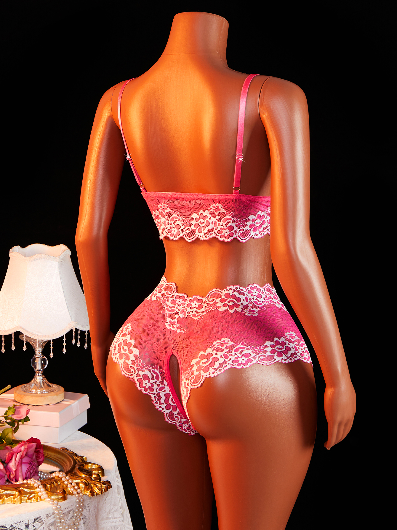Women's Sexy Lingerie Set Slin - Sheer Bra Lace 리뷰 및 가격