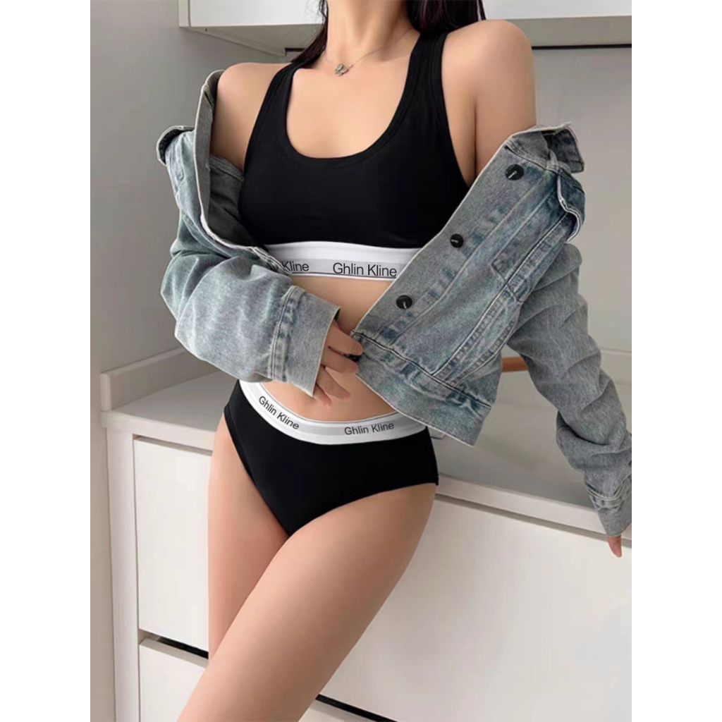 2PCS Ghlin Kline Underwear wit - Cotton Bra Everyday 리뷰 및 가격