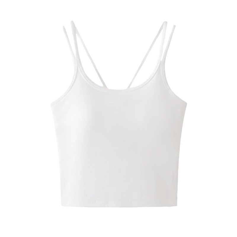 Crop Top Women Sexy Sleeveless - T Shirt Bra Seamless 리뷰 및 가격