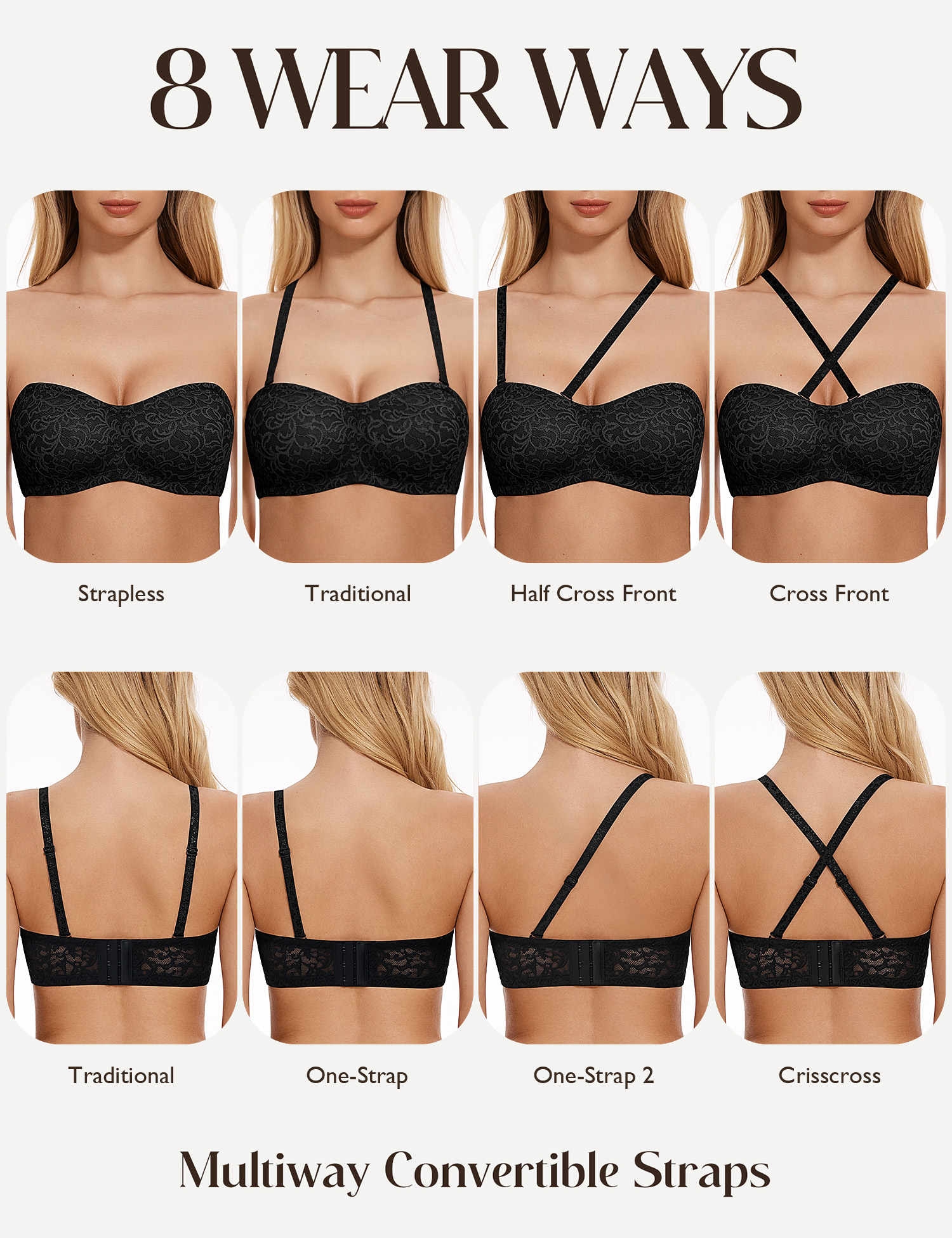Wingslove Women's Strapless mu - Convertible Bra Multiway 리뷰 및 가격