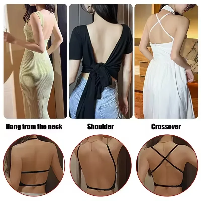 Women Invisible Bra Deep U Plu - Backless Bra Sticky 리뷰 및 가격