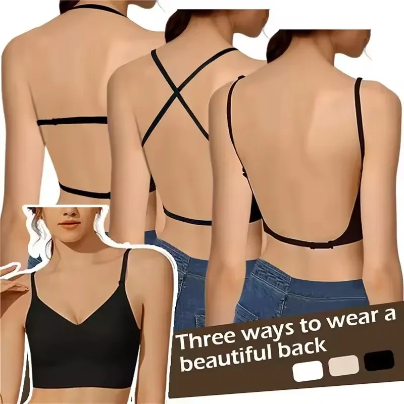 Women Invisible Bra Deep U Plu - Backless Bra Sticky 리뷰 및 가격