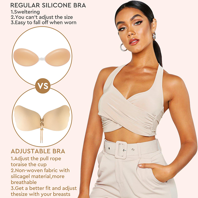 1/2 Pairs Women Summer Backles - Backless Bra Sticky 리뷰 및 가격
