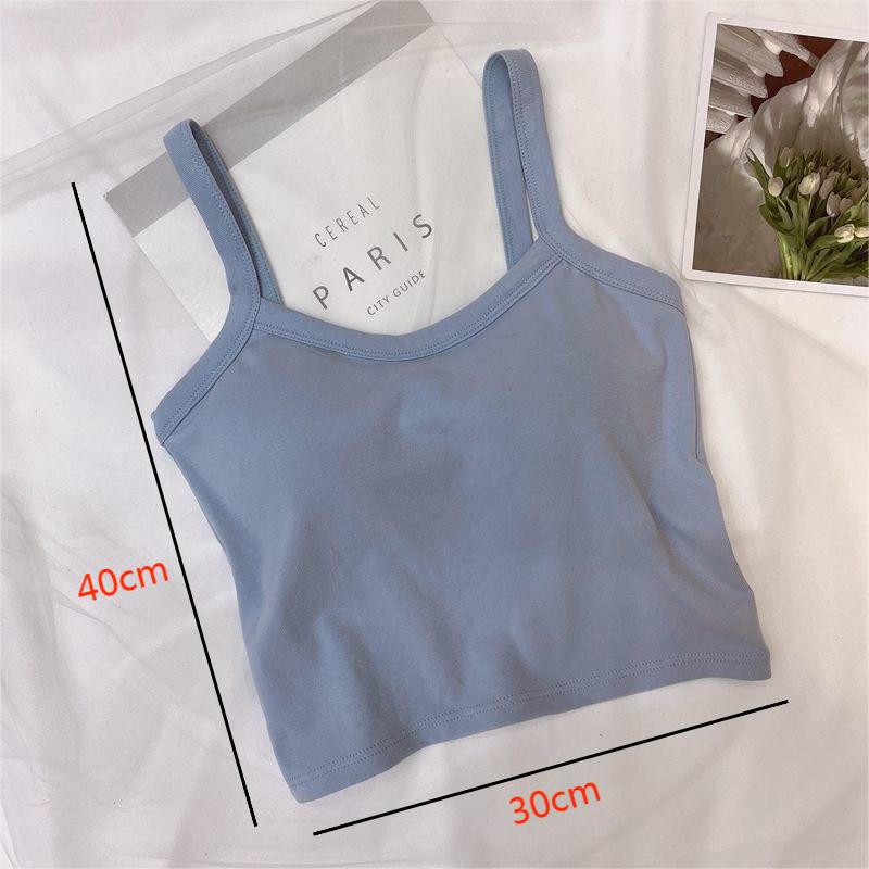 Crop Top Women Sexy Sleeveless - T Shirt Bra Seamless 리뷰 및 가격