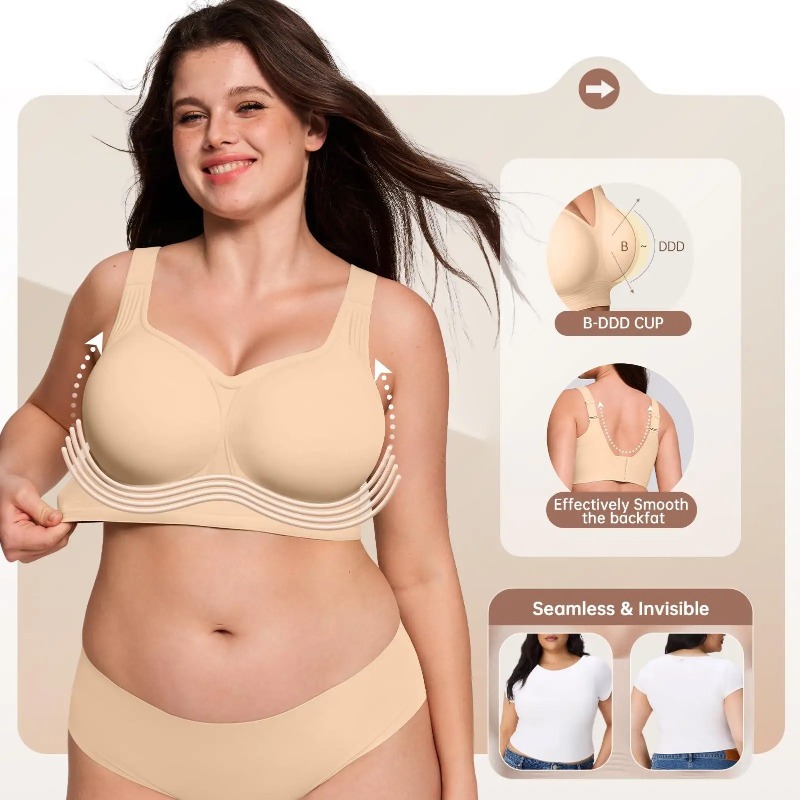 Large Size Non Marking Sports  - Full Coverage Bra 리뷰 및 가격