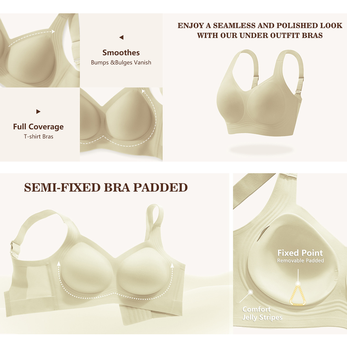 Women Wirefree Bras for Women  - Full Coverage Bra 리뷰 및 가격