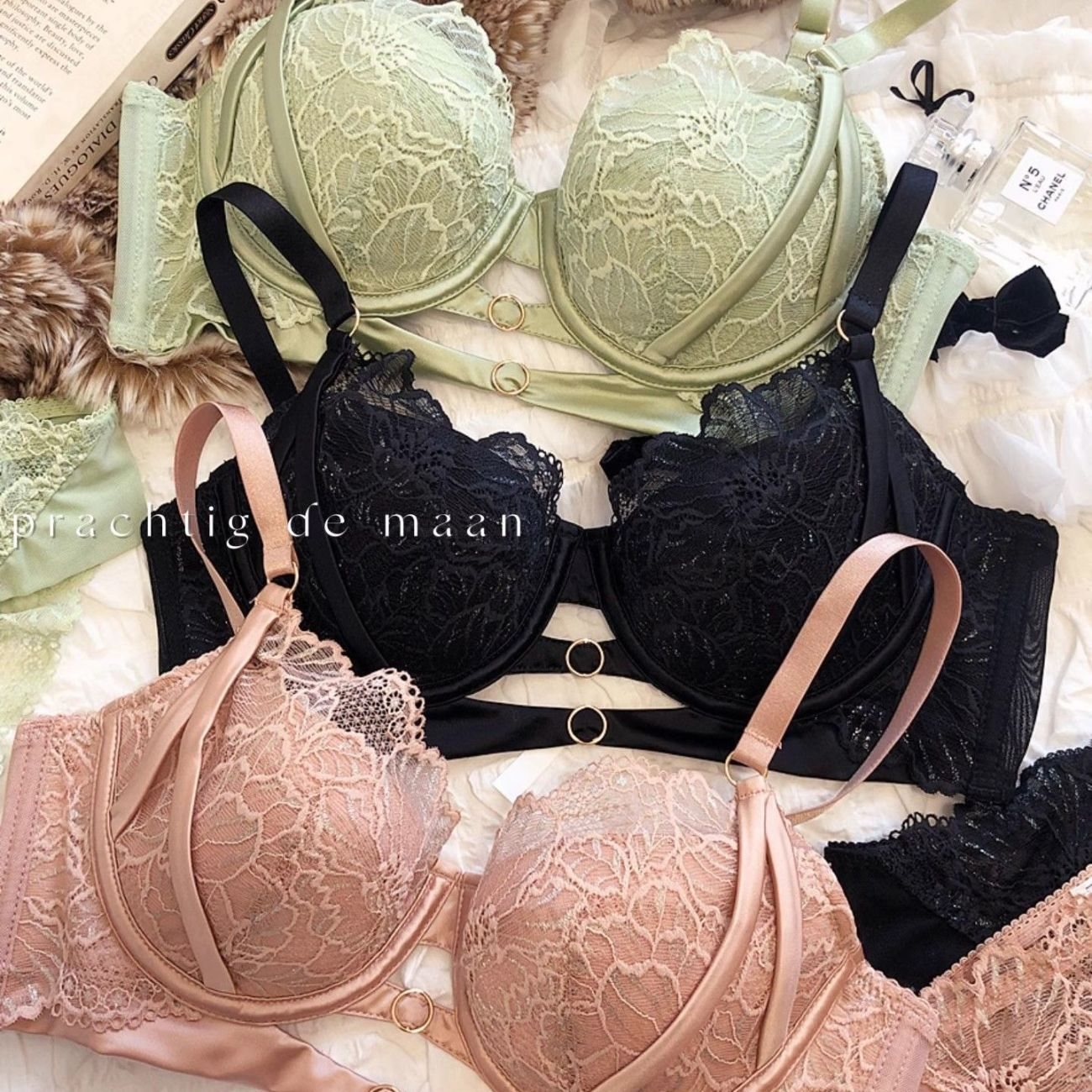 Sexy Hollow Lace Bra Set Large - Cotton Bra Everyday 리뷰 및 가격