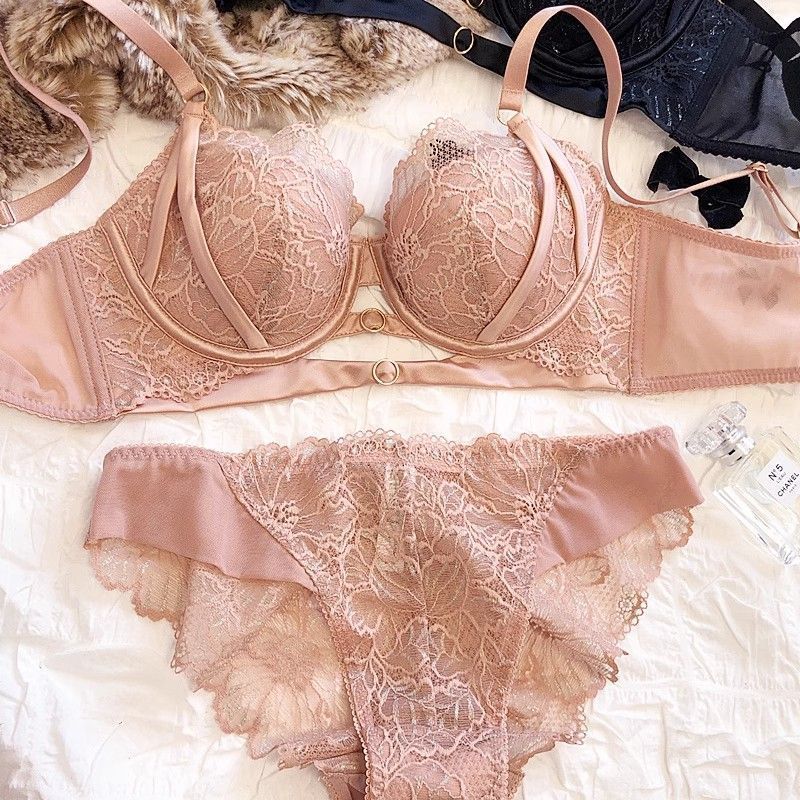 Sexy Hollow Lace Bra Set Large - Cotton Bra Everyday 리뷰 및 가격