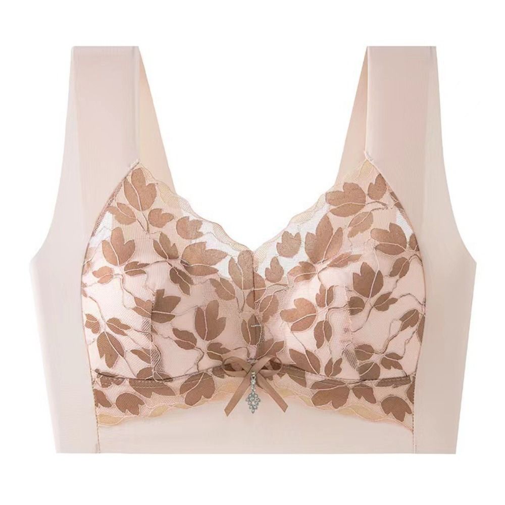 Comfortable Leaf Lace Deep V B - Wirefree Bra Comfort 리뷰 및 가격