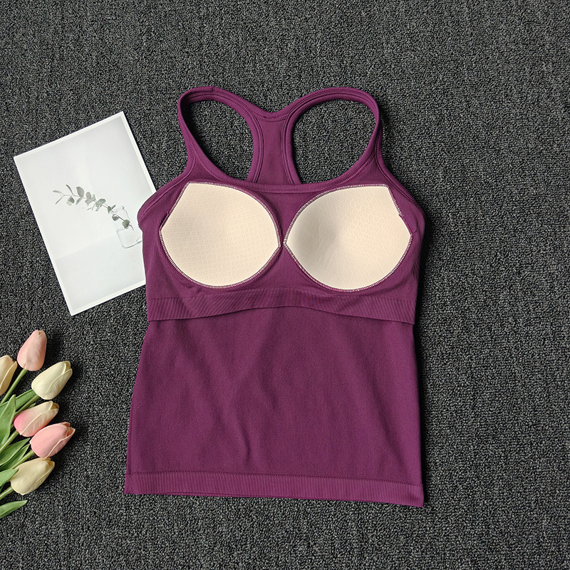 Summer Women's Yoga Camisole S - T Shirt Bra Seamless 리뷰 및 가격
