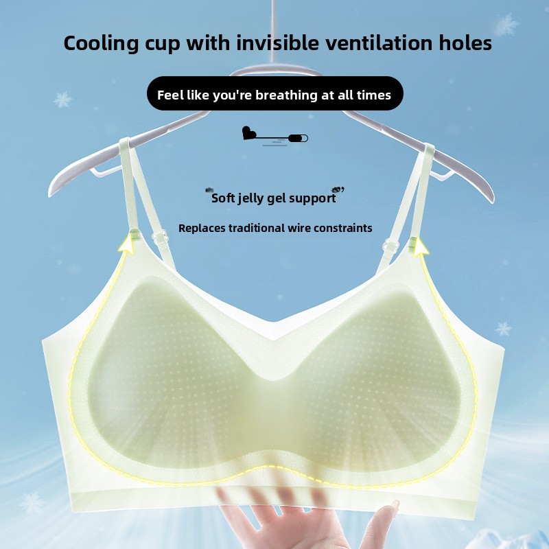 Ice Silk Sleep Bra Tank Top Wo - Sleep Bra Bralette 리뷰 및 가격