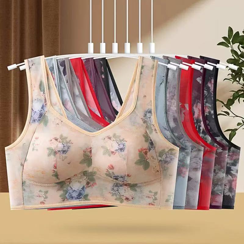 Women's Ice Silk Non-Padded Wi - Full Coverage Bra 리뷰 및 가격