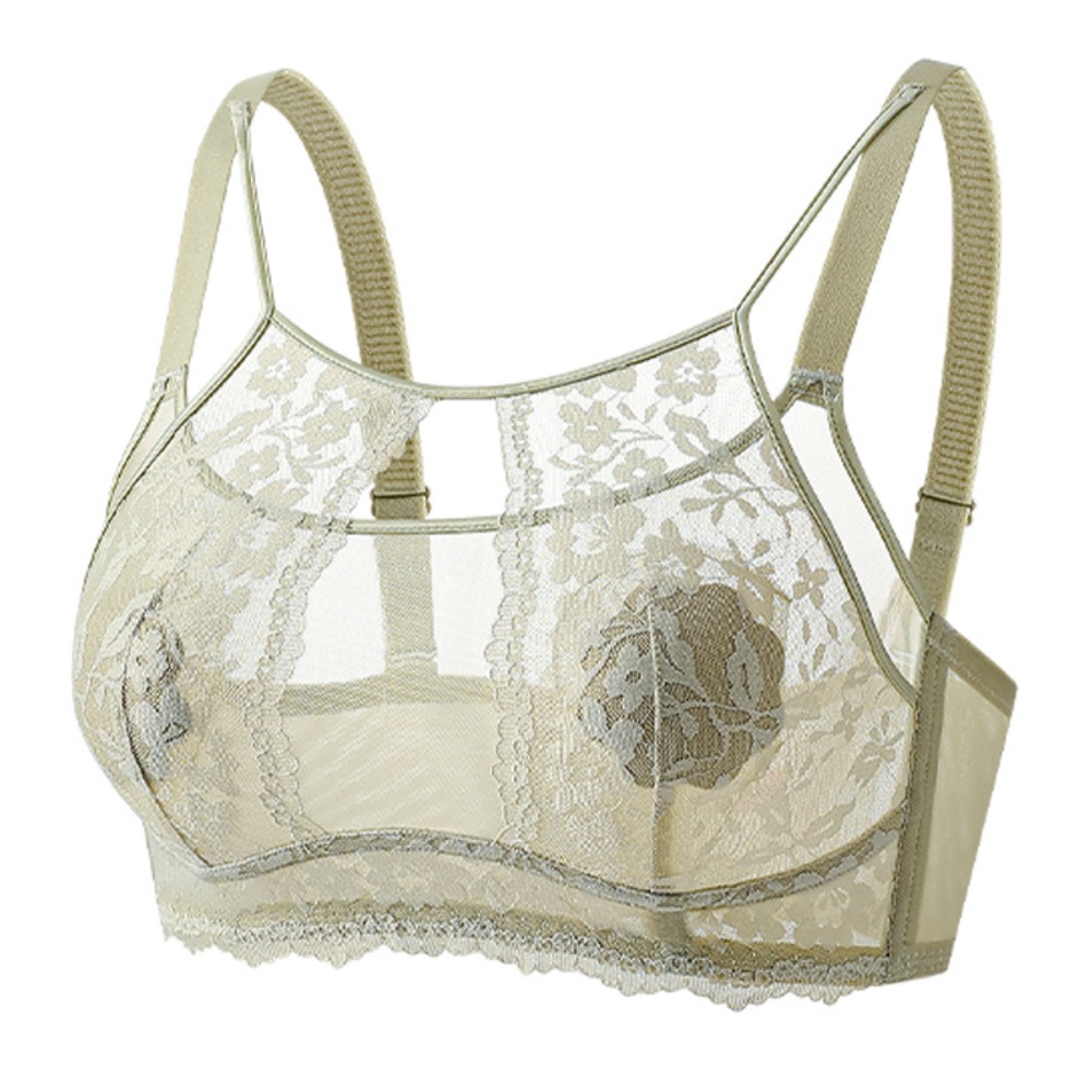Fashion Mesh Flower Wireless D - Sheer Mesh Bra 리뷰 및 가격