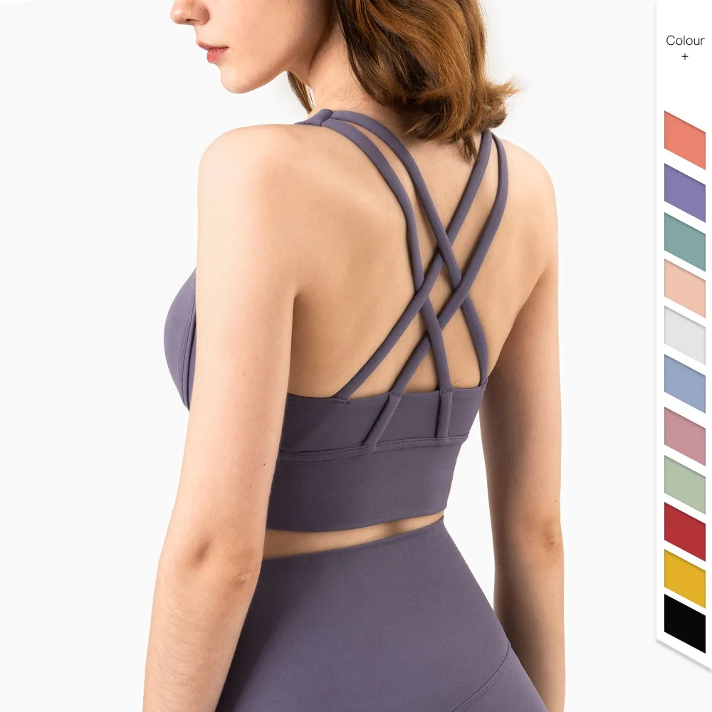 Summer Fashion Cross Back Wome - Sports Bra Racerback 리뷰 및 가격