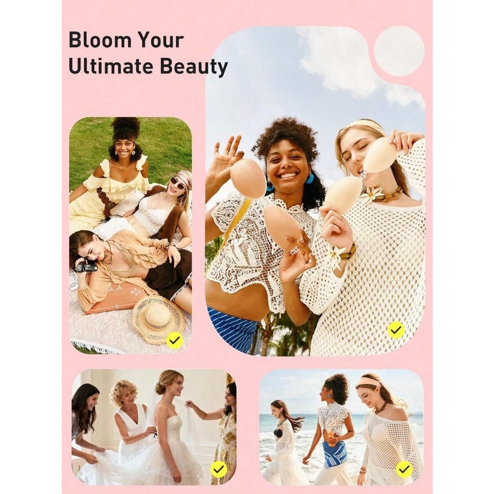 Waterproof Silicone Invisible  - Push Up Bra Silicone 리뷰 및 가격