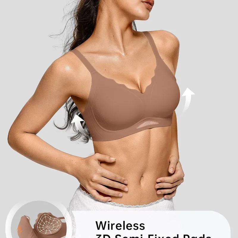 Women’s Wireless Bras Scallope - Wirefree Bra Comfort 리뷰 및 가격