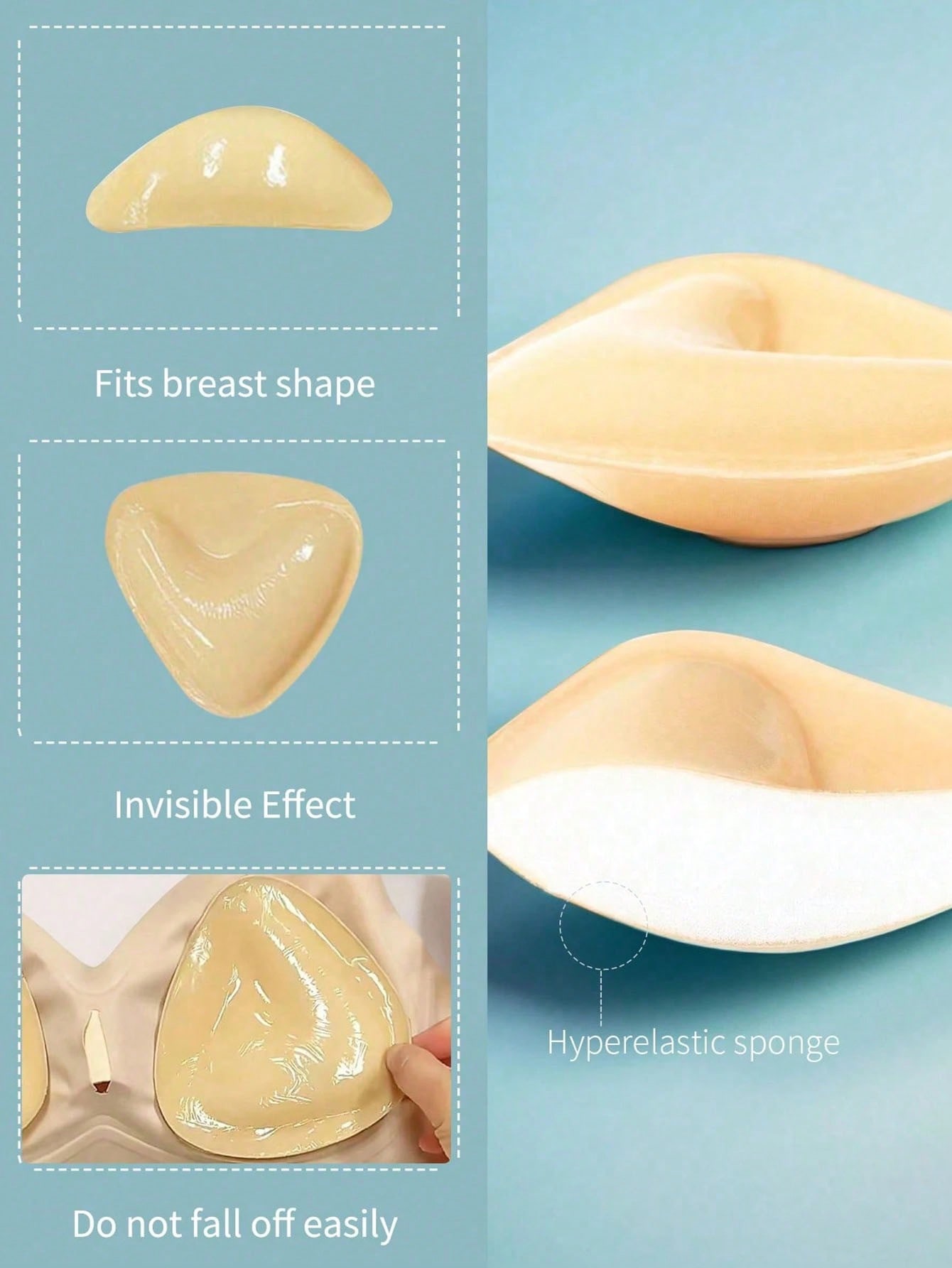 2pcs Reusable Double-Sided Adh - Strapless Bra Adhesive 리뷰 및 가격