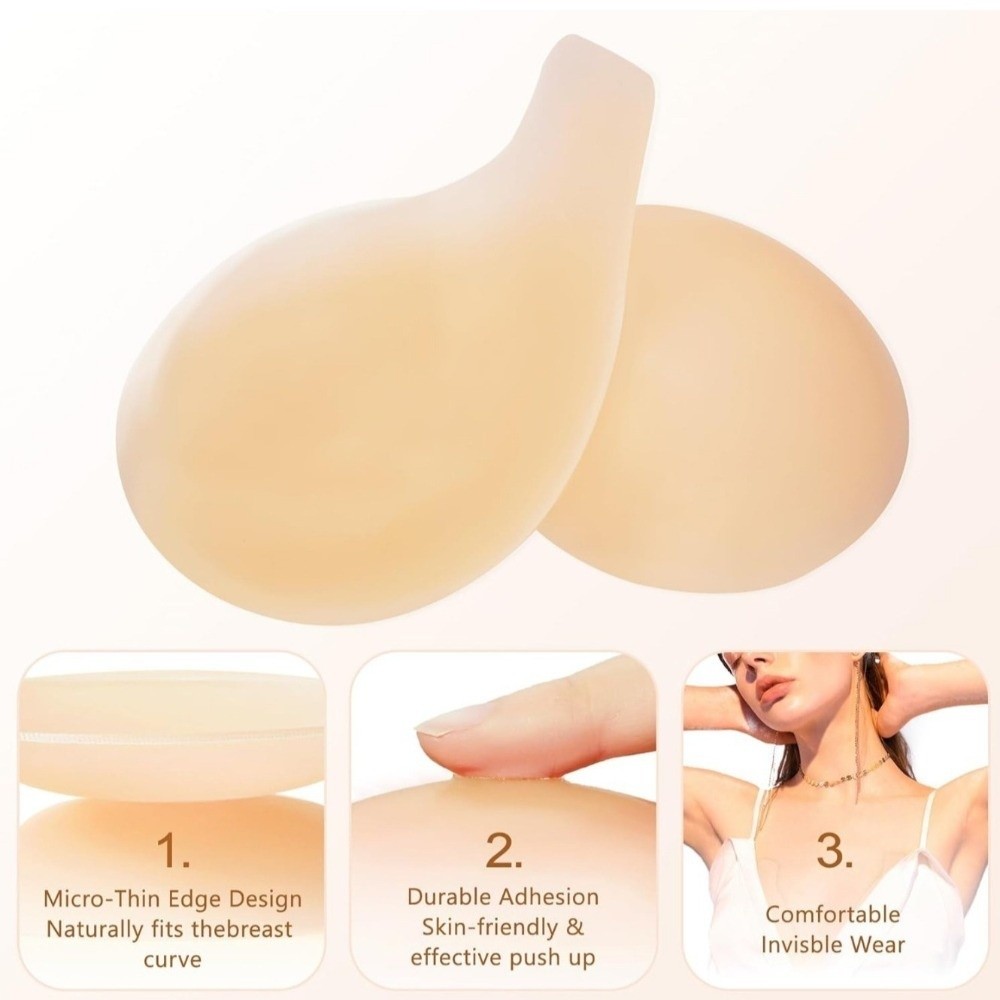 Seamless Silicone Nipple Cover - Full Coverage Bra 리뷰 및 가격