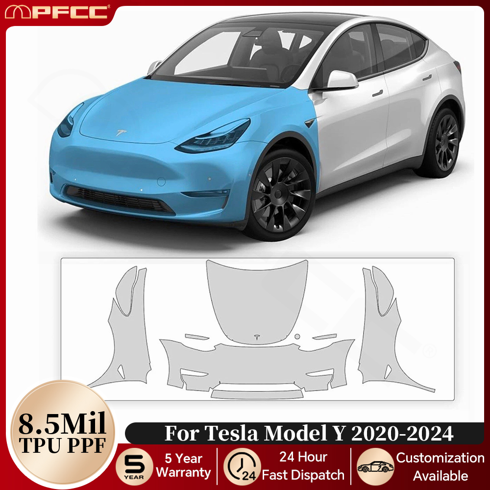 Pre-cut PPF For Tesla Model Y  - Full Coverage Bra 리뷰 및 가격