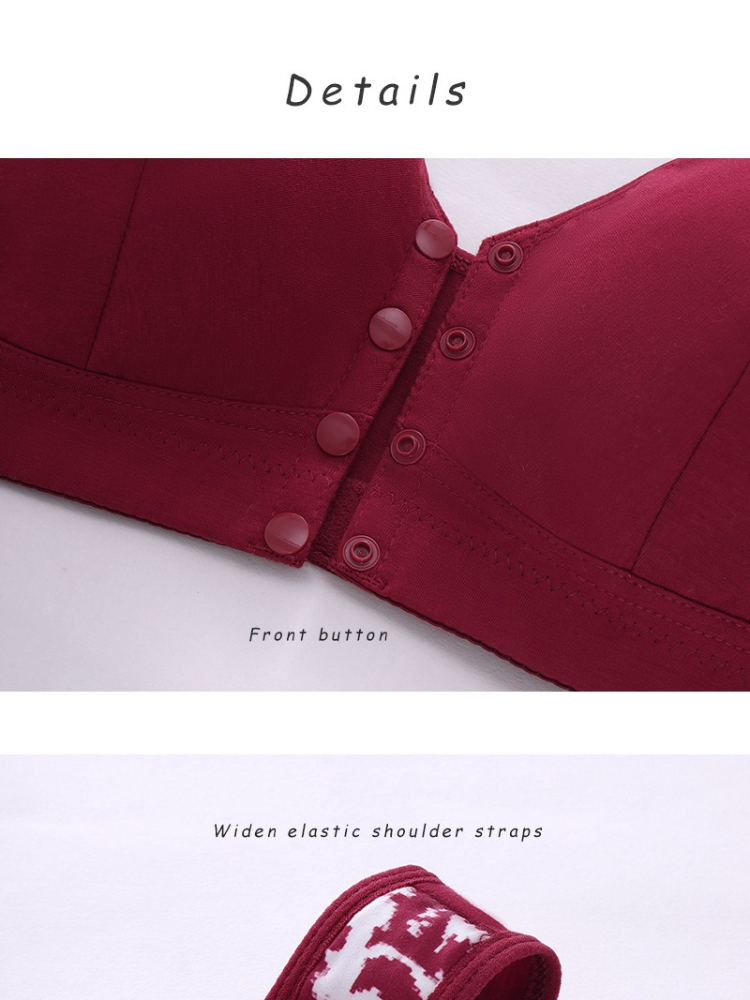 XL-7XL Plus Size Front Buckle  - Wirefree Bra Comfort 리뷰 및 가격